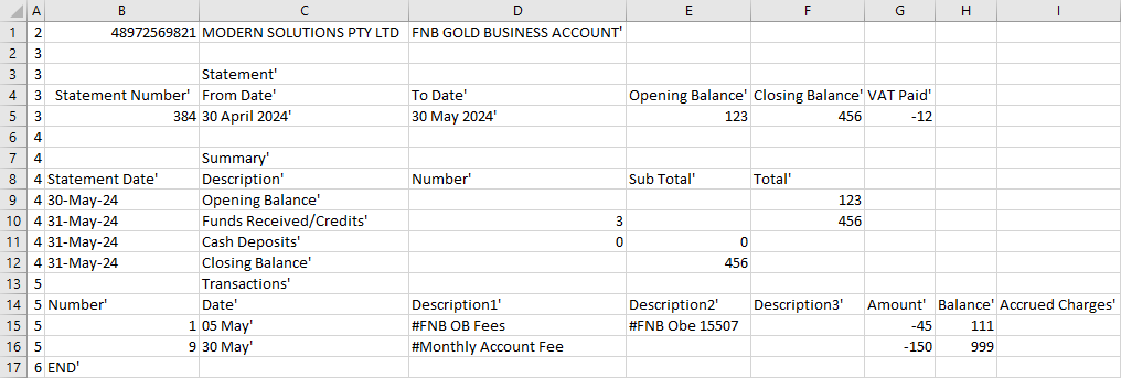 How to setup the CSV uploader settings - FNB Business