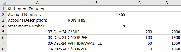 How to setup the CSV uploader settings - NEDBANK