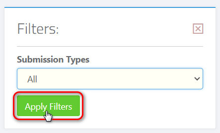 Donor Capture Forms - filters section